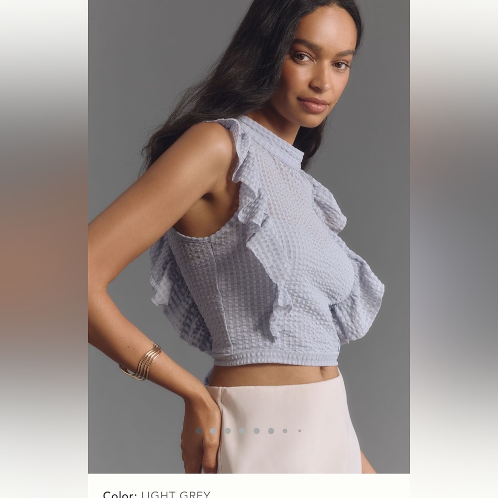 NWT Maeve ruffle top - Picture 2 of 13